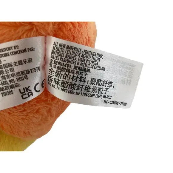 NWT Disney Orange Bird Big Feet Scented Plush 10 inches - Picture 9 of 11